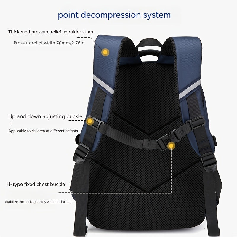 Waterproof Student Campus Backpack - Suitable For Students