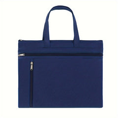 Layer Zipper Handbag For File Storage And Carrying