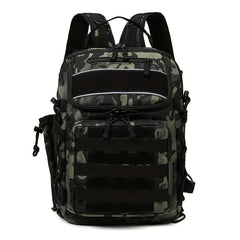Large Capacity Fishing Backpack Water Resistant Tackle Box Storage Bag
