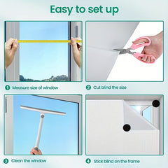 1pc Blackout Curtain Room Darkening Light Blocking Portable Window Shade