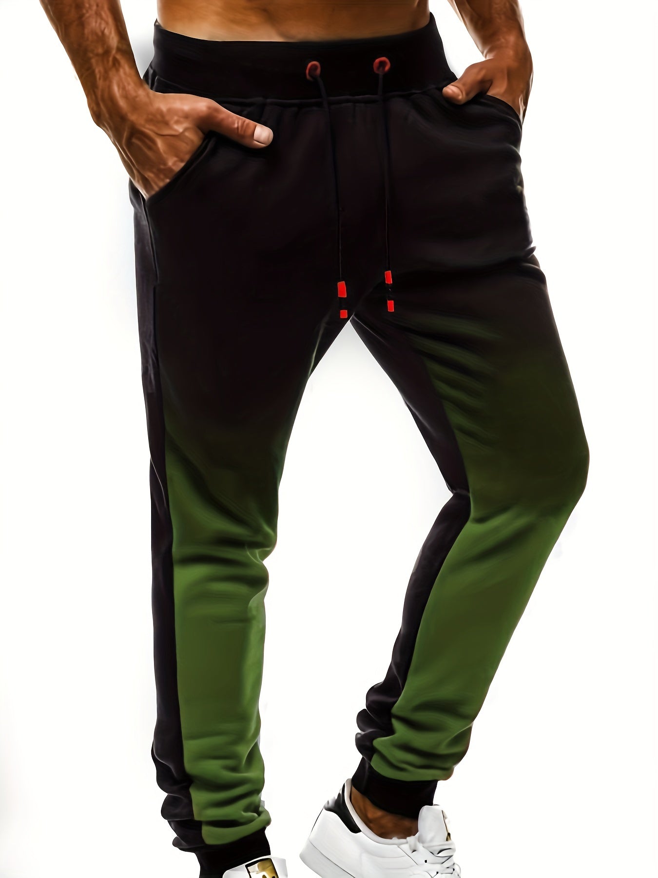 Men's Casual Gradient Jogger Sweatpants