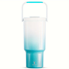 MEOKY 32oz Insulated Travel Mug Leakproof Keeps Drinks Hot 24 Hours & Cold