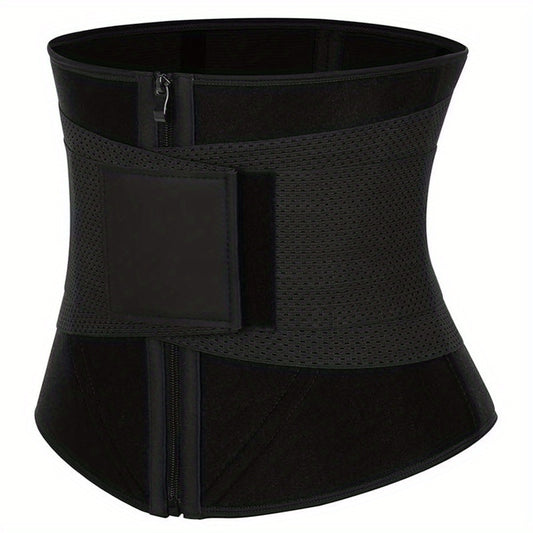Zipper Waist Trainer Tummy Control Slimming Belt