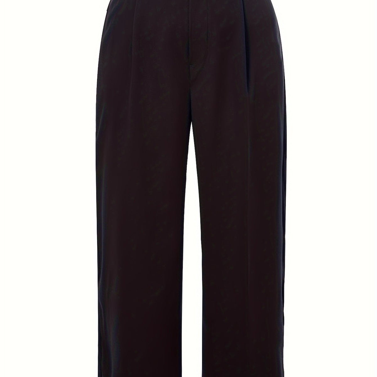 Women's Plus Solid Elastic High Rise Casual Pants