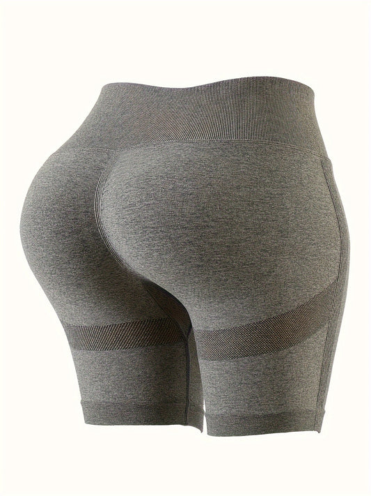 10Pcs High Waist Yoga Shorts Butt Lifting High Stretch Seamless Sports Shorts