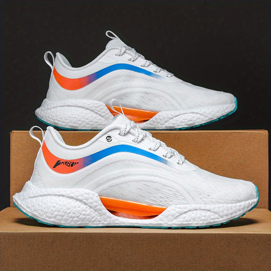 Stylish Men's Shock Absorbing Sneakers for Comfortable Walking & Running