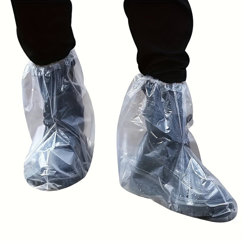 Waterproof Shoe Covers - 5 Pairs, Indoor & Outdoor Use, Protect Feet, Hygienic