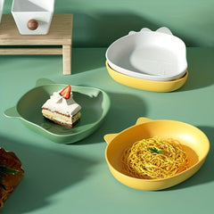4pcs Cartoon Bone Spitting Dish Snack Plate