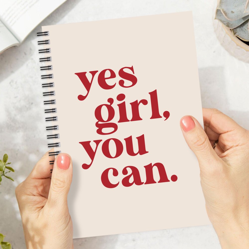 Motivational Self Improvement Spiral Notebook Journal School Office Supplies
