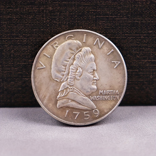 Vintage Collectibles Coin Lucky Coin Brass Plated Decorative Coin