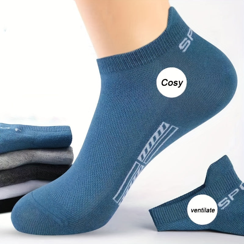 5 Pairs Quick Drying Ankle Socks For Men/Women