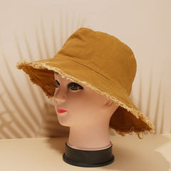 Wide Brim Sun Hat For Women - Sun Protection Fishing Cap - Foldable