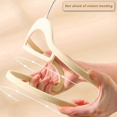 Non-slip Flocking Hangers Prevent Shoulder Bulges