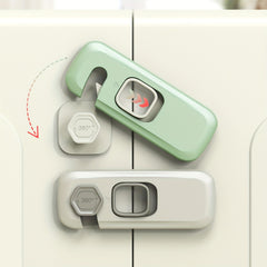 2pcs Child Safety Locks, No Drilling, Kitchen Drawer & Cabinet