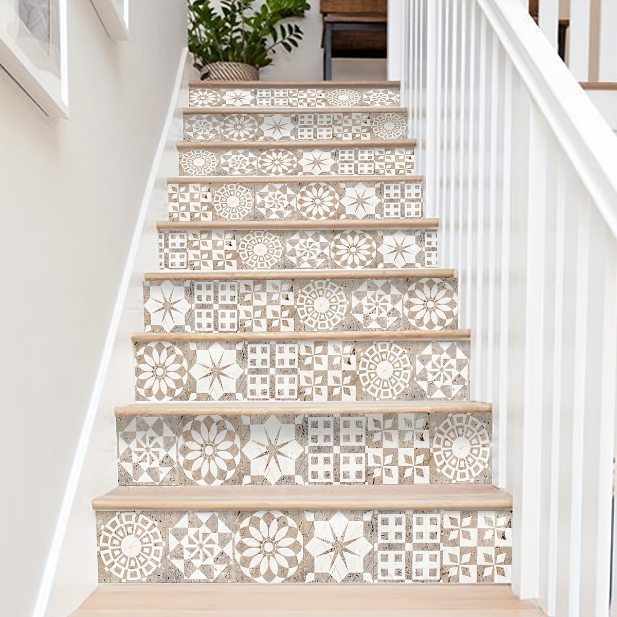 Roll Style Printed Sticker for Stairs 106x18 cm