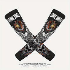 Elastic Sunscreen Cooling Sleeves for Cycling Fishing Driving
