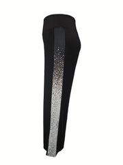 Women's Plus Colorblock Wide Leg Trousers