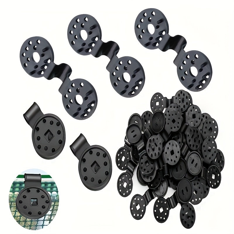 30pcs Plastic Sunshade Clips for Instant Grommet Film Shading Net Installation