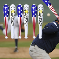 Inflatable Baseball Bat with American Flag, 33-46 Inch, Patriotic Fun