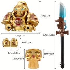 MOC Armory Accessories Set for 1:77 Inch Action Figures ABS Material