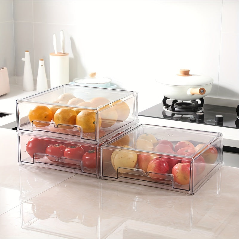 10pcs Refrigerator Storage Box Kitchen Food Storage Drawer Egg Box