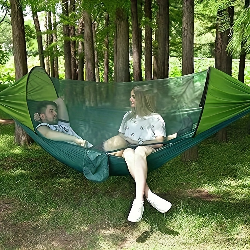 Nylon Camping Hammock w/ Mosquito Net
