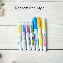 Kids' Magic Water Book 2pcs Reusable Educational Coloring Book Cartoon Theme