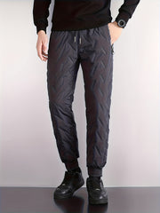 Men's Thermal Fleece Pants Warm Joggers For Winter Outdoor