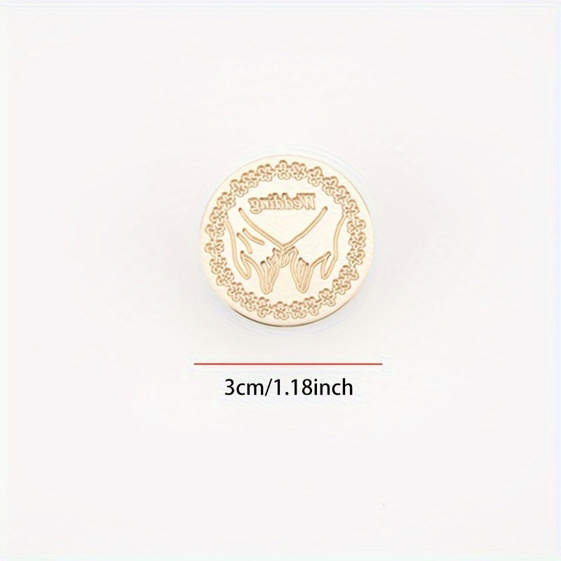 Fire Paint Brass Love Stamp