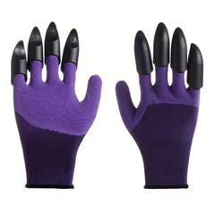 Garden Gloves for Digging Planting Weeding Seeding Protect Nails & Finger