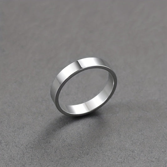 Men's Titanium Steel Ring Smooth Surface