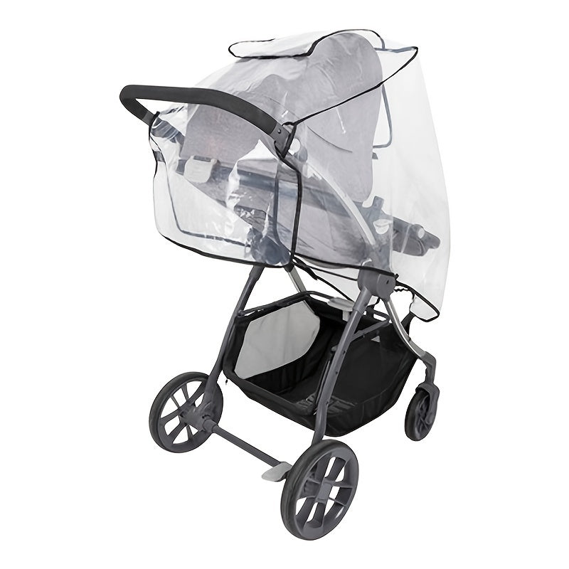 Universal Stroller Rain Cover Waterproof Windproof Dustproof & Snow Proof
