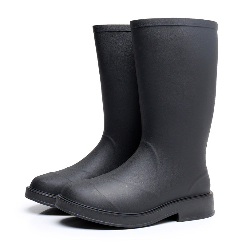 Women's Waterproof Non-slip Rain Boots Lightweight Rubber Shoes