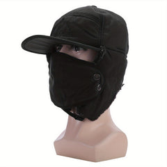 Men's Outdoor Windproof Ear Protection Thickened Warm Hat