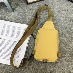Men's Nylon Crossbody Bag Small Casual Phone Chest Bag Multifunctional Diagonal