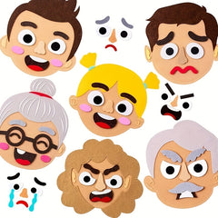Felt Expression Craft Set for Family Emotion Management Learning