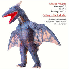 Adult Pterosaur Inflatable Dinosaur Costume Role Playing Polyester Pterosaur