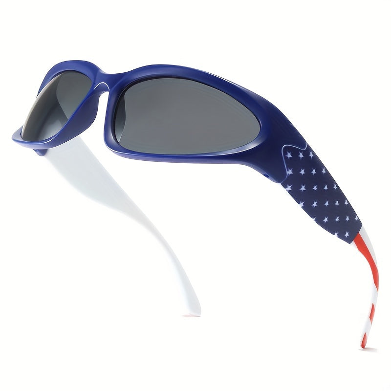 American Flag Sunglasses UV Protection Glasses for Men Women