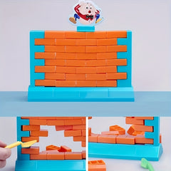 Children's Wall Breaking Pushing and Building Blocks Game