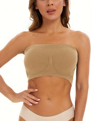 Strapless Bandeau Bra Soft & Comfy Women's Lingerie