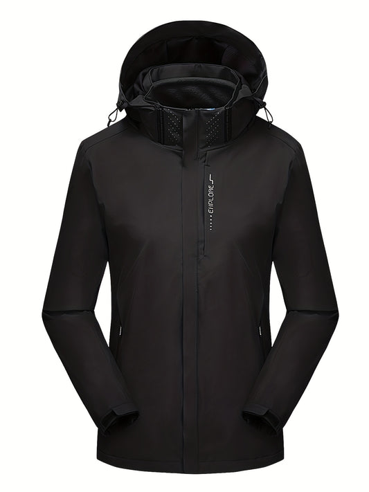 3-In-1 Fleece Liner Hiking Jacket Waterproof Outdoor Jacket