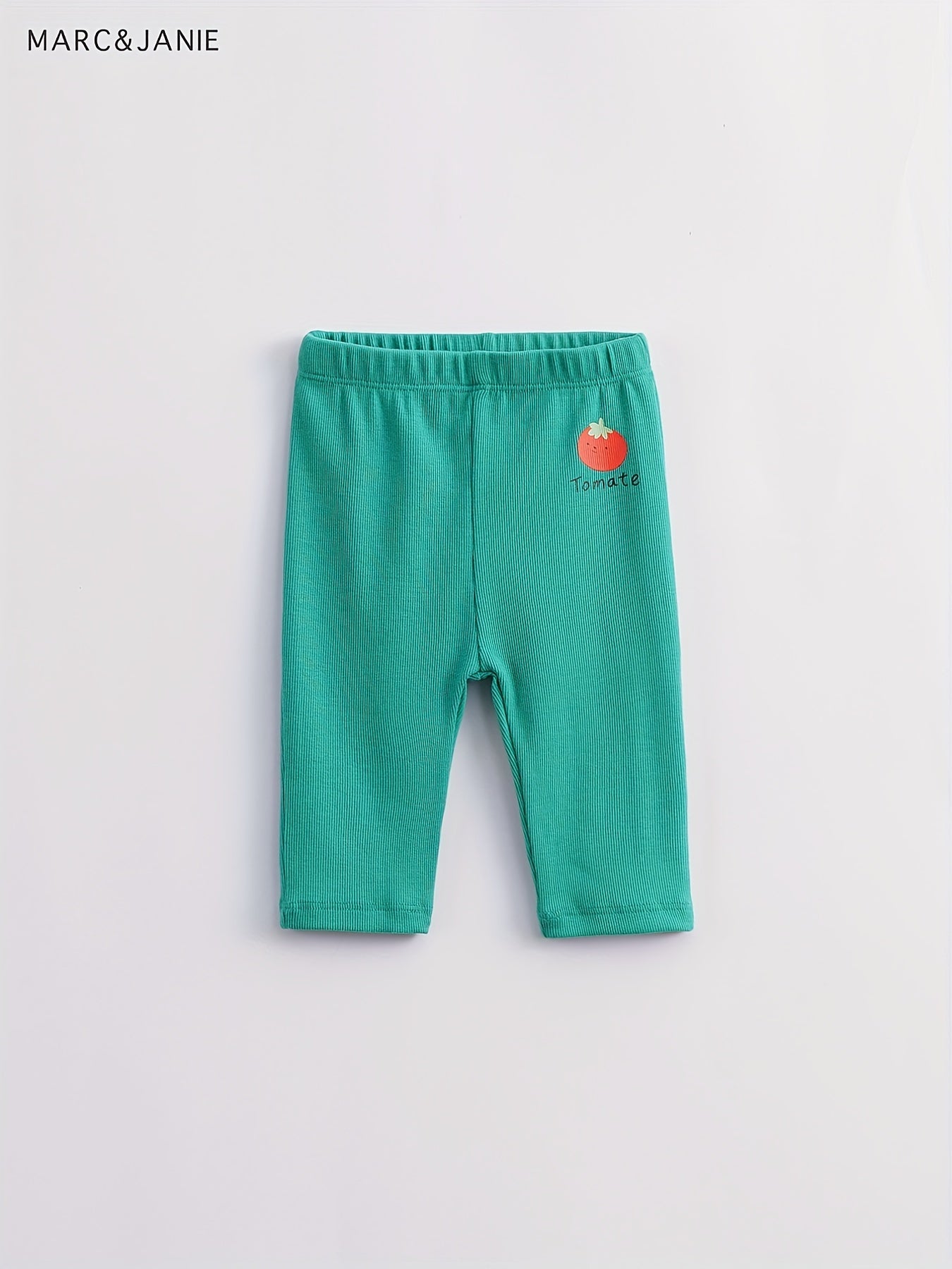 Girls Summer Cropped Leggings Assorted Colors Elastic Knit Pants