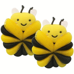 Bee Loofah Sponge Cartoon Bee Bath Sponge Shower Sponge
