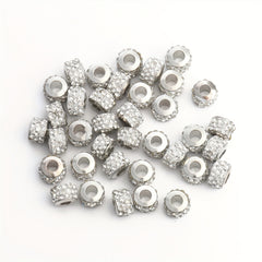 7x5mm Rhinestone Spacer Beads Pave Crystal Clay for Charms Jewelry