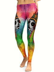 Women's Printed Leggings for Yoga & Fitness