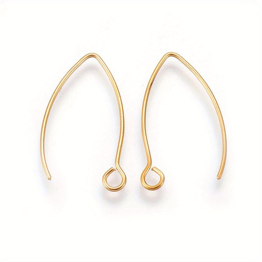 10 Pcs Stainless Steel Earring Hooks for Earrings Making