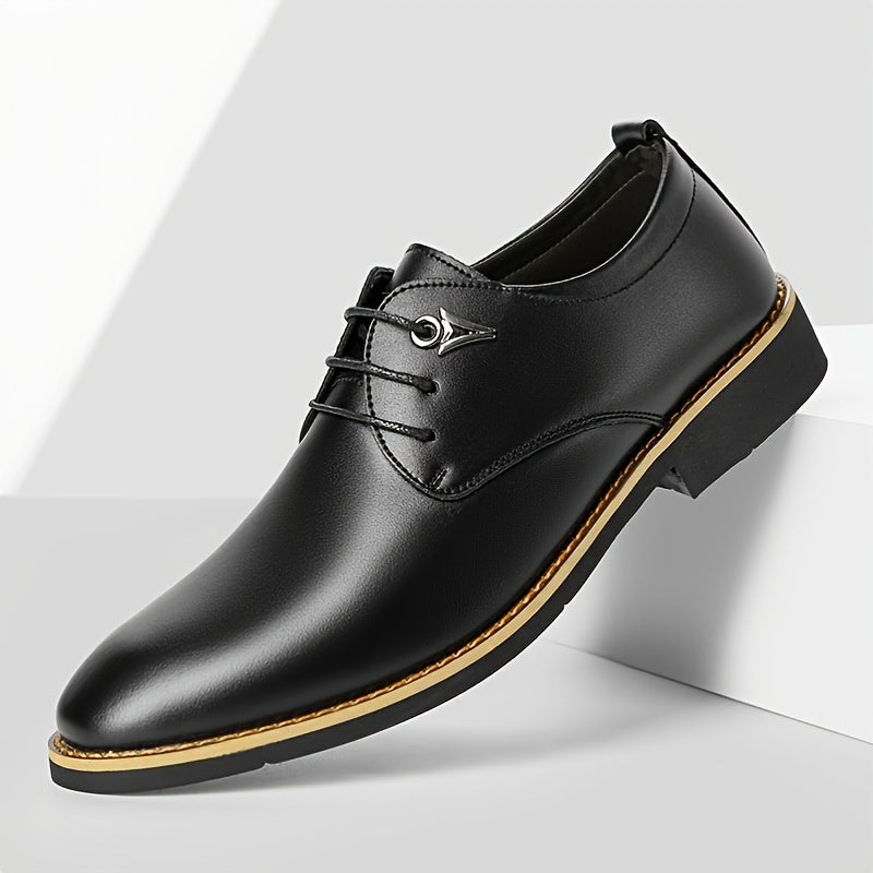 Men's Leather Oxford Shoes Formal Dress Shoes For Wedding Party Office