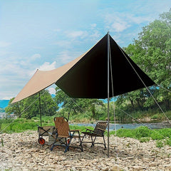 Waterproof Portable Camping Canopy Vinyl Sunscreen Awning Canopy