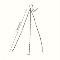 3 Pack Long Hanging Chains for Plants Flower Pot Basket Chains