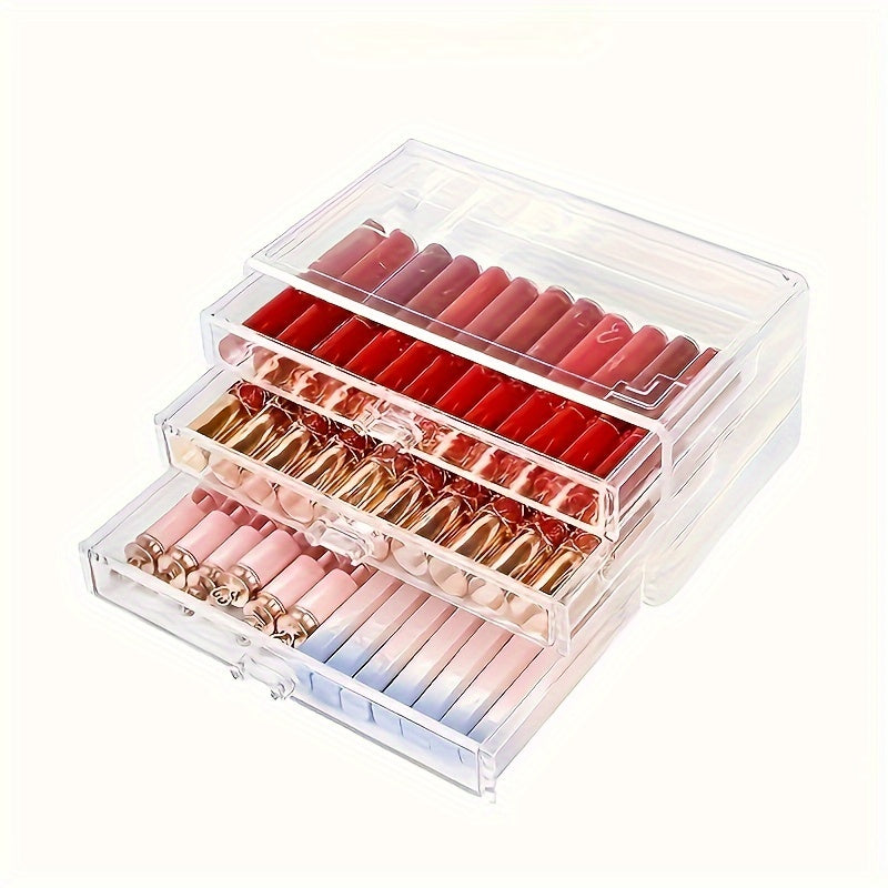Acrylic Lip Gloss Lipstick Storage Rack
